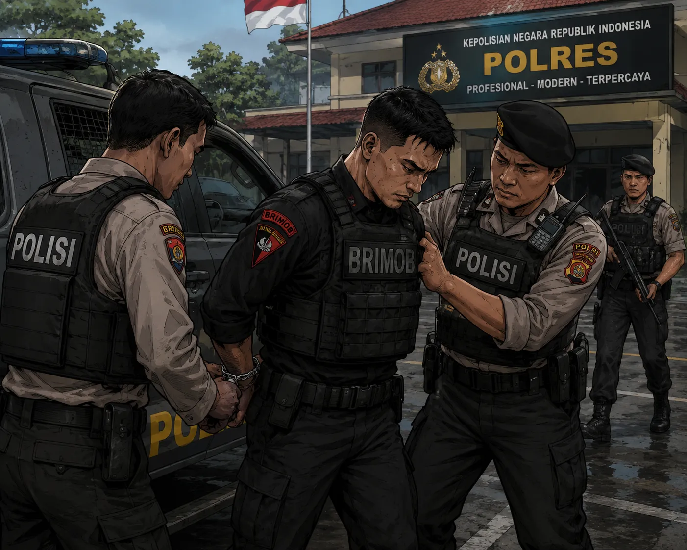 Terjerat Narkoba, Anggota Brimob Kehilangan Jabatan