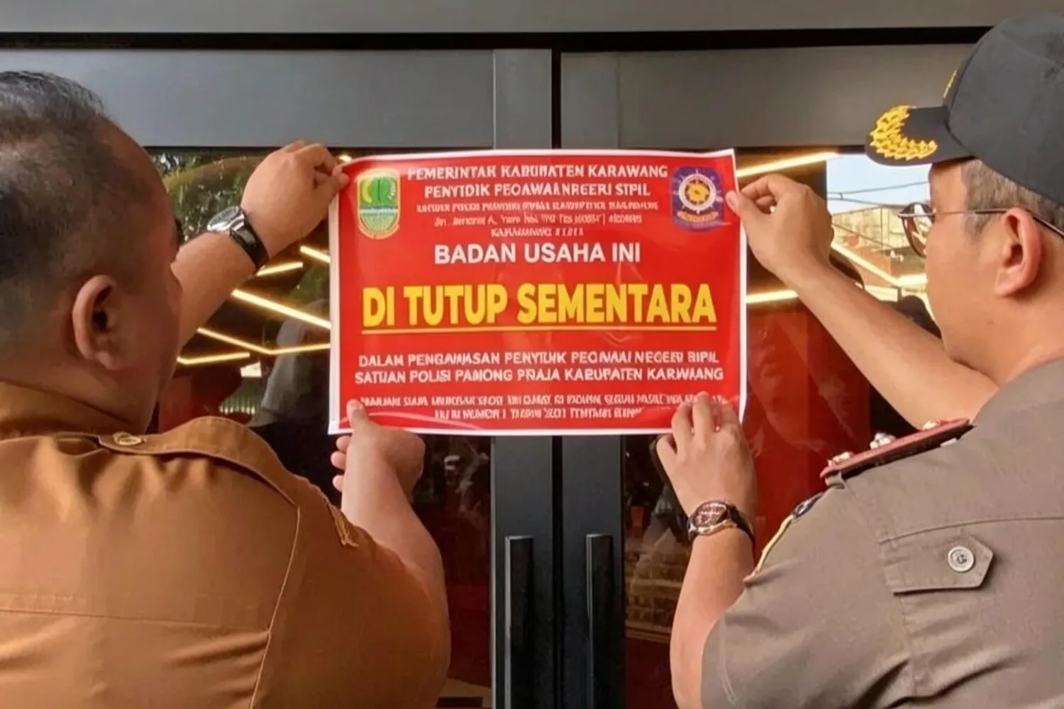 Theatre Night Mart Karawang Disegel Aparat!