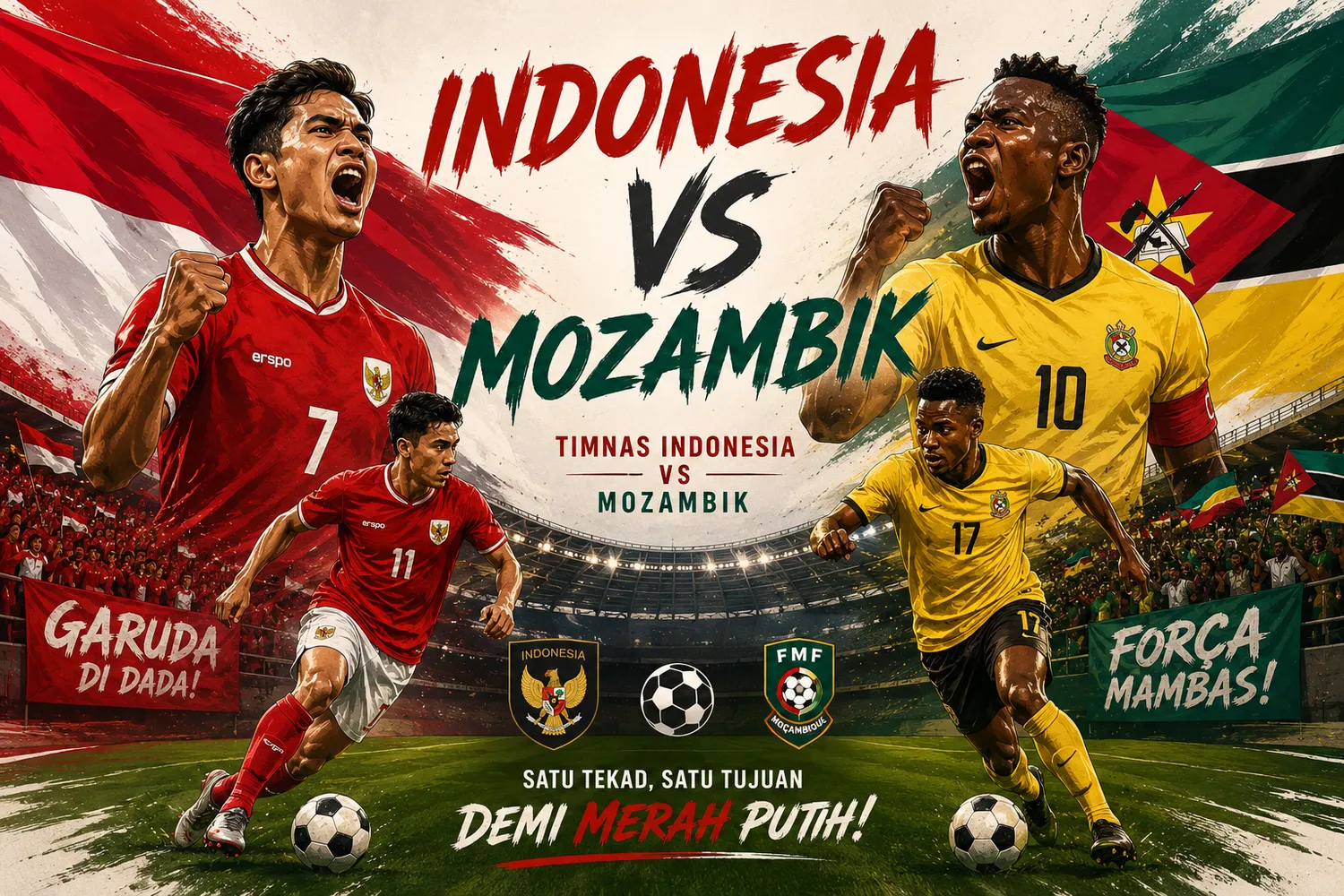 Timnas Indonesia vs Mozambik FIFA Matchday: Prediksi, H2H dan Skor