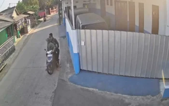 3 Pelaku Gasak Motor Beat di Cianjur, Rekaman CCTV Jadi Bukti