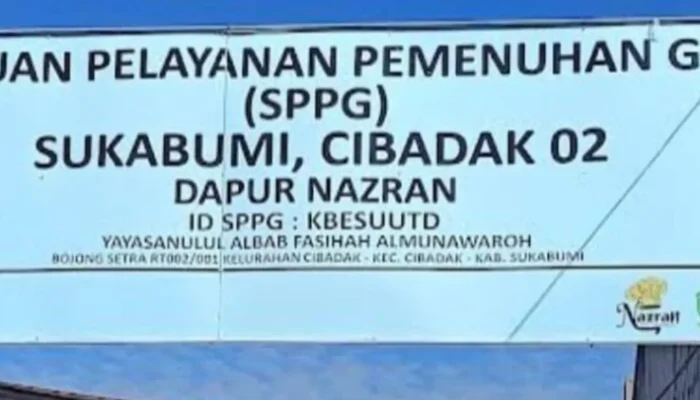 Dugaan Keracunan Siswa SDN Bojongkoneng, BGN Sukabumi Hentikan Sementara Operasional Dapur SPPG Cibadak 02