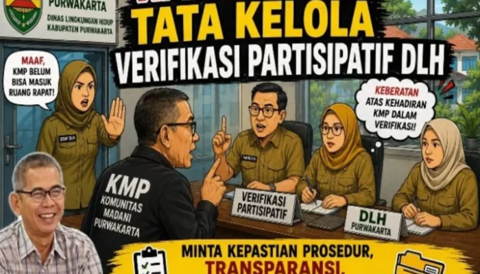 KMP Minta Kepastian Prosedur, Transparansi, dan Dokumentasi Resmi dalam Proses Verifikasi Lingkungan di DLH Purwakarta