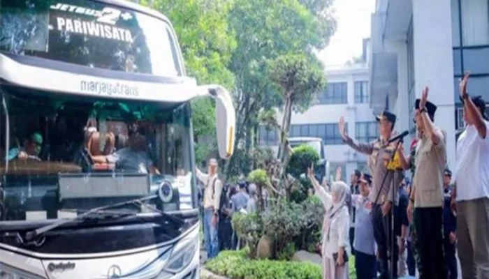 Mudik Gratis Kota Cimahi Diserbu Warga, Kuota 720 Peserta Langsung Ludes