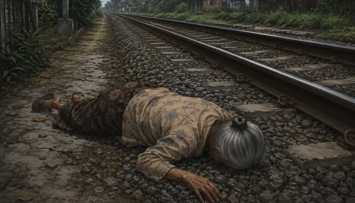Nenek Tanpa Identitas Ditemukan Tewas di Rel Kereta Ciranjang Cianjur