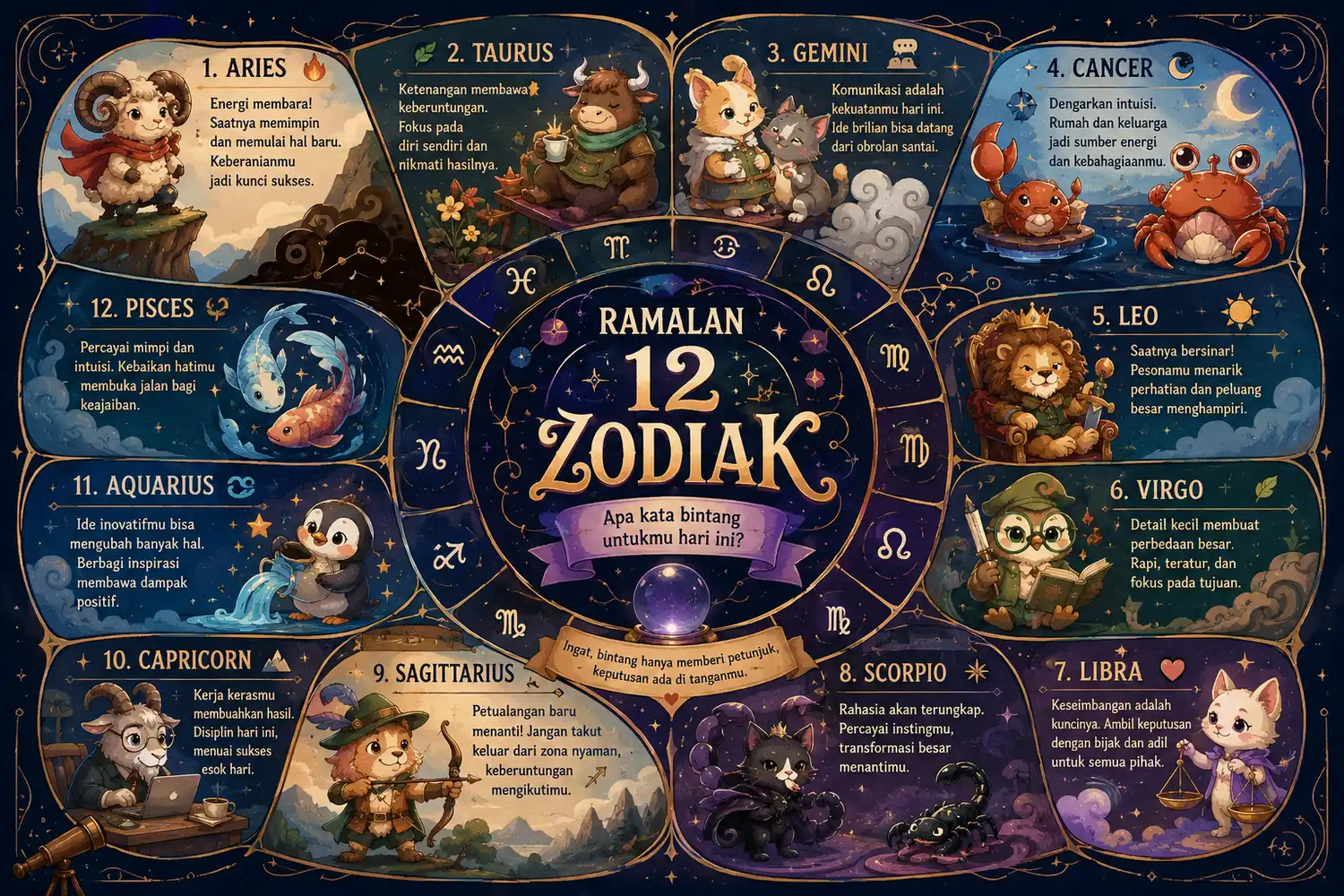 Ramalan Zodiak Sabtu 18 Juli 2026: Saatnya Berani Berubah!