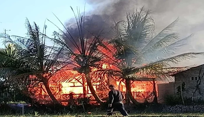 Rumah Kiai dan Ponpes Alfuqon Nurul Bayan di Cianjur Kebakaran
