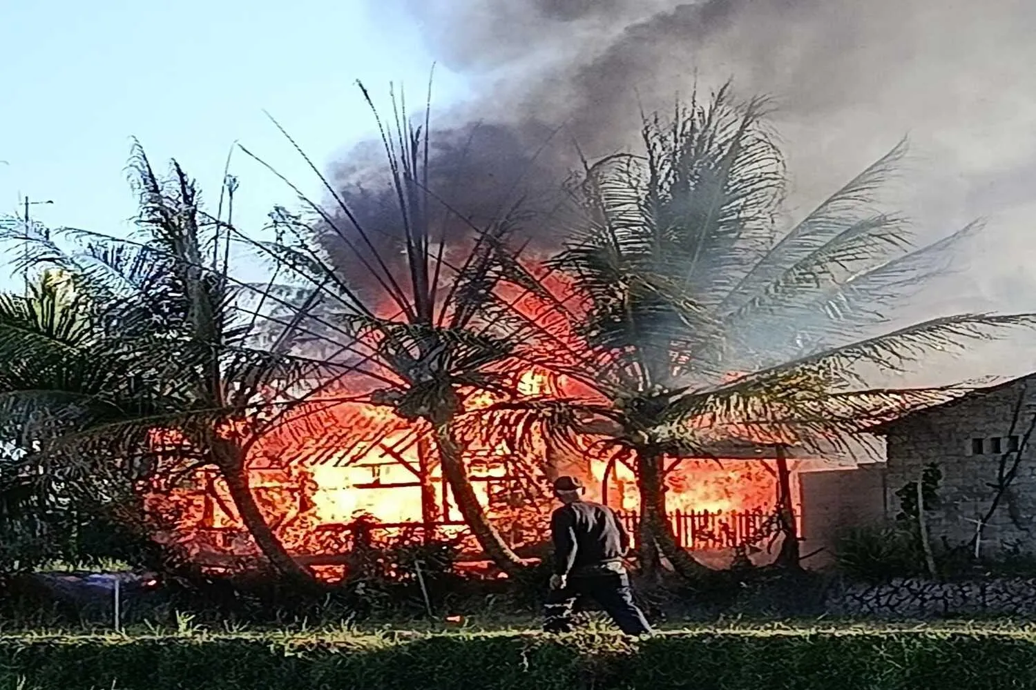 Rumah Kiai dan Ponpes Alfuqon Nurul Bayan di Cianjur Kebakaran