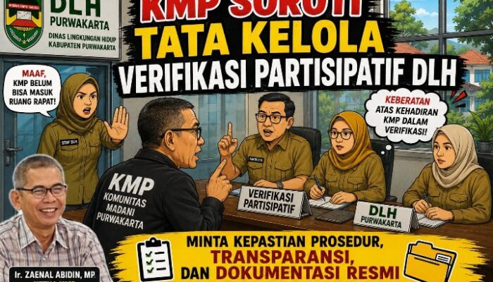KMP Minta Kepastian Prosedur, Transparansi, dan Dokumentasi Resmi dalam Proses Verifikasi Lingkungan di DLH Purwakarta