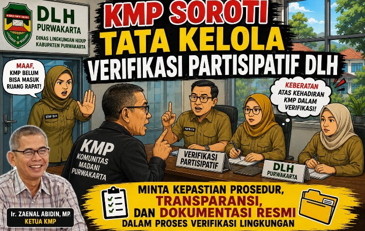KMP Minta Kepastian Prosedur, Transparansi, dan Dokumentasi Resmi dalam Proses Verifikasi Lingkungan di DLH Purwakarta