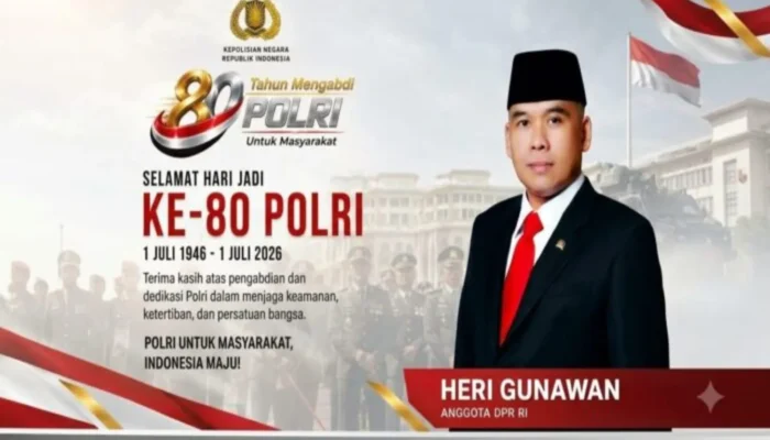 Suara dari Senayan: Heri Gunawan Ucapkan Selamat HUT Ke-80 Bhayangkara
