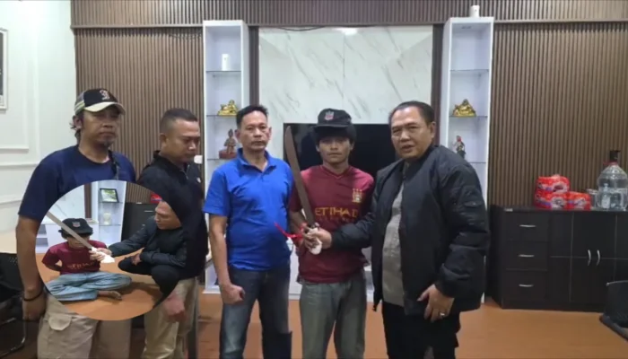 Viral Video Penodongan di Warung Jamu Kamurang, Polsek Citeureup Berhasil Ringkus Pelaku Berserta Sajam