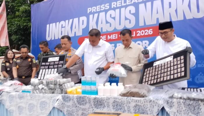 Bupati Bogor Apresiasi Polres Ungkap Kasus Narkoba dan Obat Terlarang: Untuk Menyelamatkan Generasi Muda