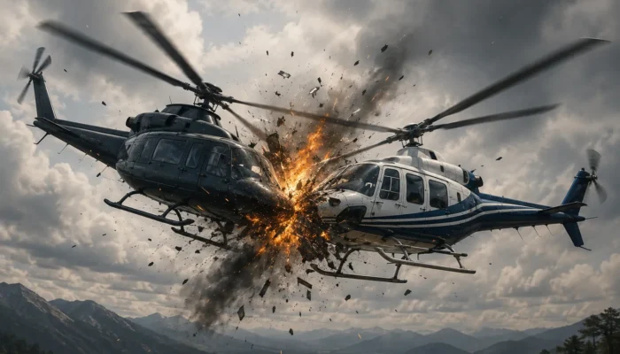 2 Helikopter Pemadam Bertabrakan di Yunani, Dua Awak Tewas