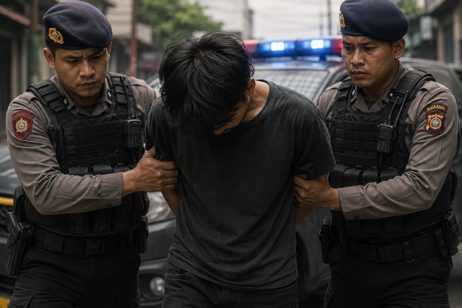 Aksi Brutal di Kiaracondong Kota Bandung, Satu Pelaku Ditangkap, Lainnya Diburu