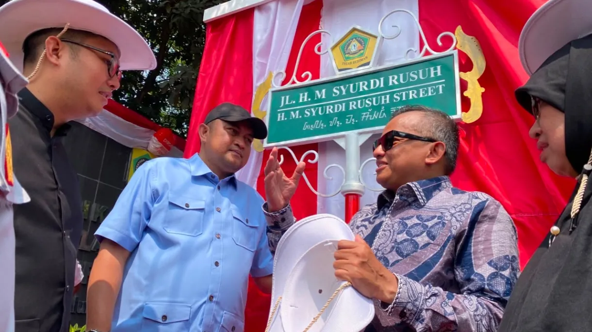Bupati Bogor Resmikan Jalan H. M. Syurdi Rusuh Tokoh Kemerdekaan Asal Jonggol