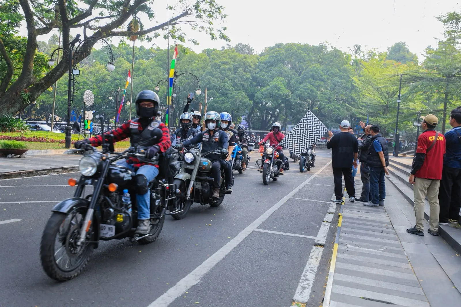 Farhan Sambut Rolling Thunder RoRi di Kota Bandung