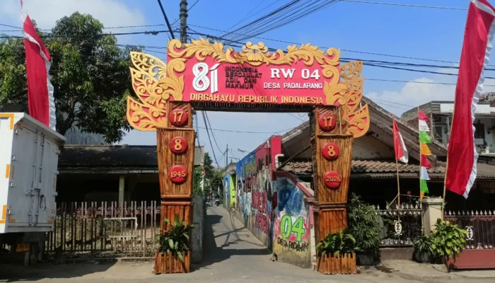 Kampung Rancabali di KBB Bersolek Jelang HUT RI, Mural Persib Paling Diburu Pengunjung
