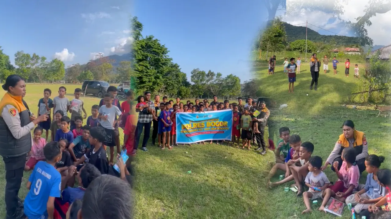 Kembalikan Senyum Generasi Penerus, Komunitas Polisi Baik Polres Bogor Sambangi Posko Kisol Manggarai Timur 1 Kembalikan Senyum Generasi Penerus, Komunitas Polisi Baik Polres Bogor Sambangi Posko Kisol Manggarai Timur