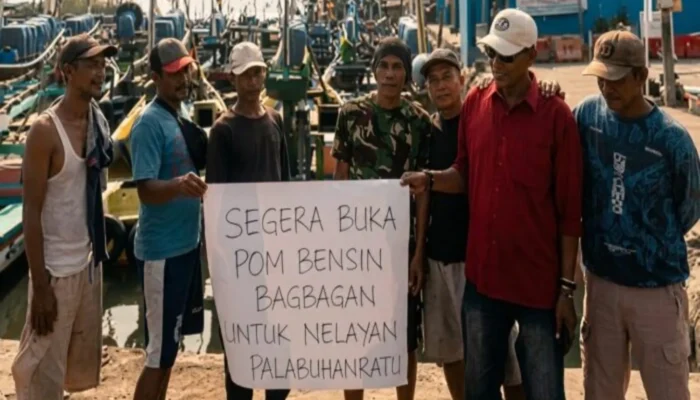 Lumpuhnya SPBU Cikidang dan Bagbagan: Buruh, Petani, serta Nelayan Citarik Sukabumi Menjerit Kehilangan Mata Pencaharian