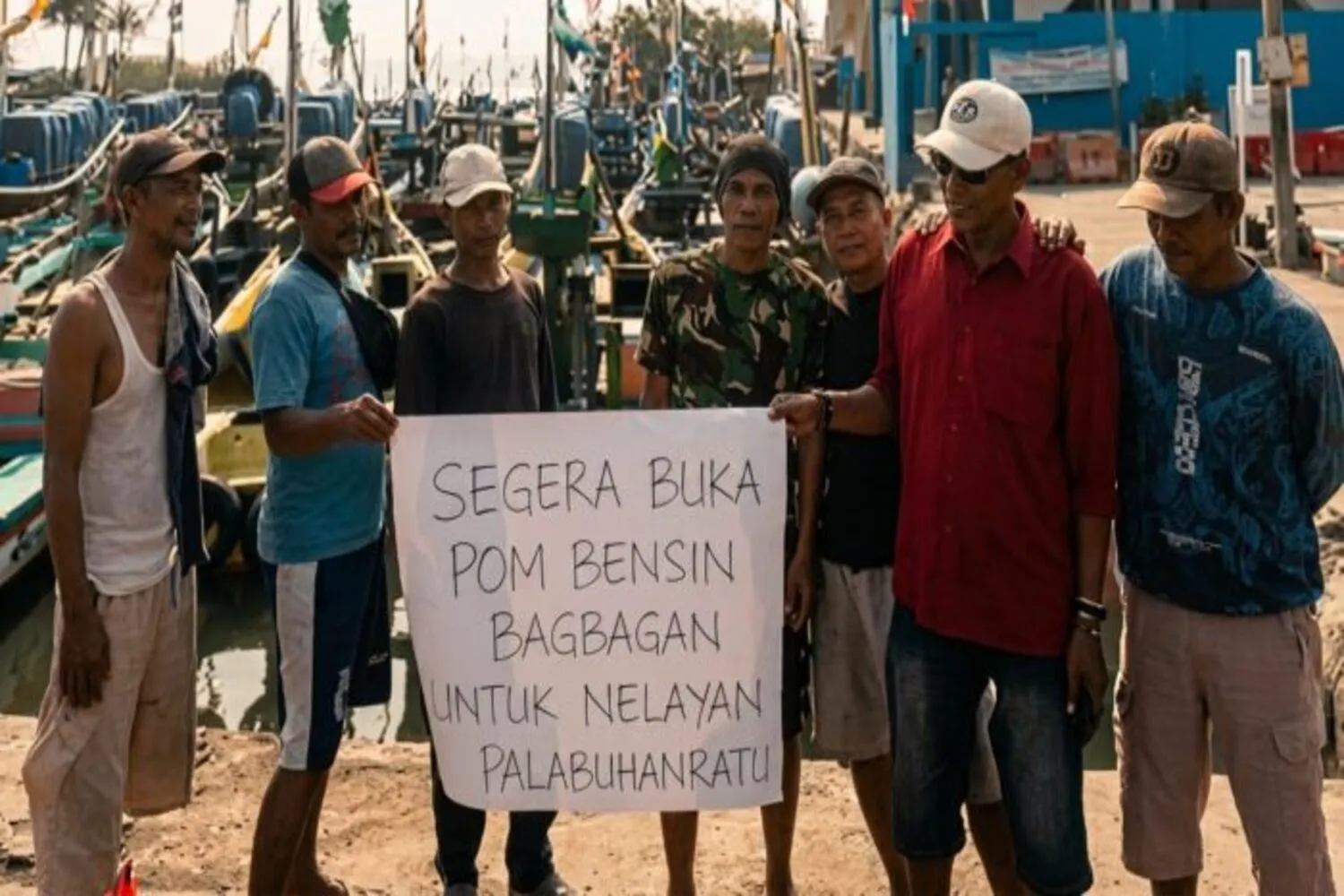 Lumpuhnya SPBU Cikidang dan Bagbagan: Buruh, Petani, serta Nelayan Citarik Sukabumi Menjerit Kehilangan Mata Pencaharian