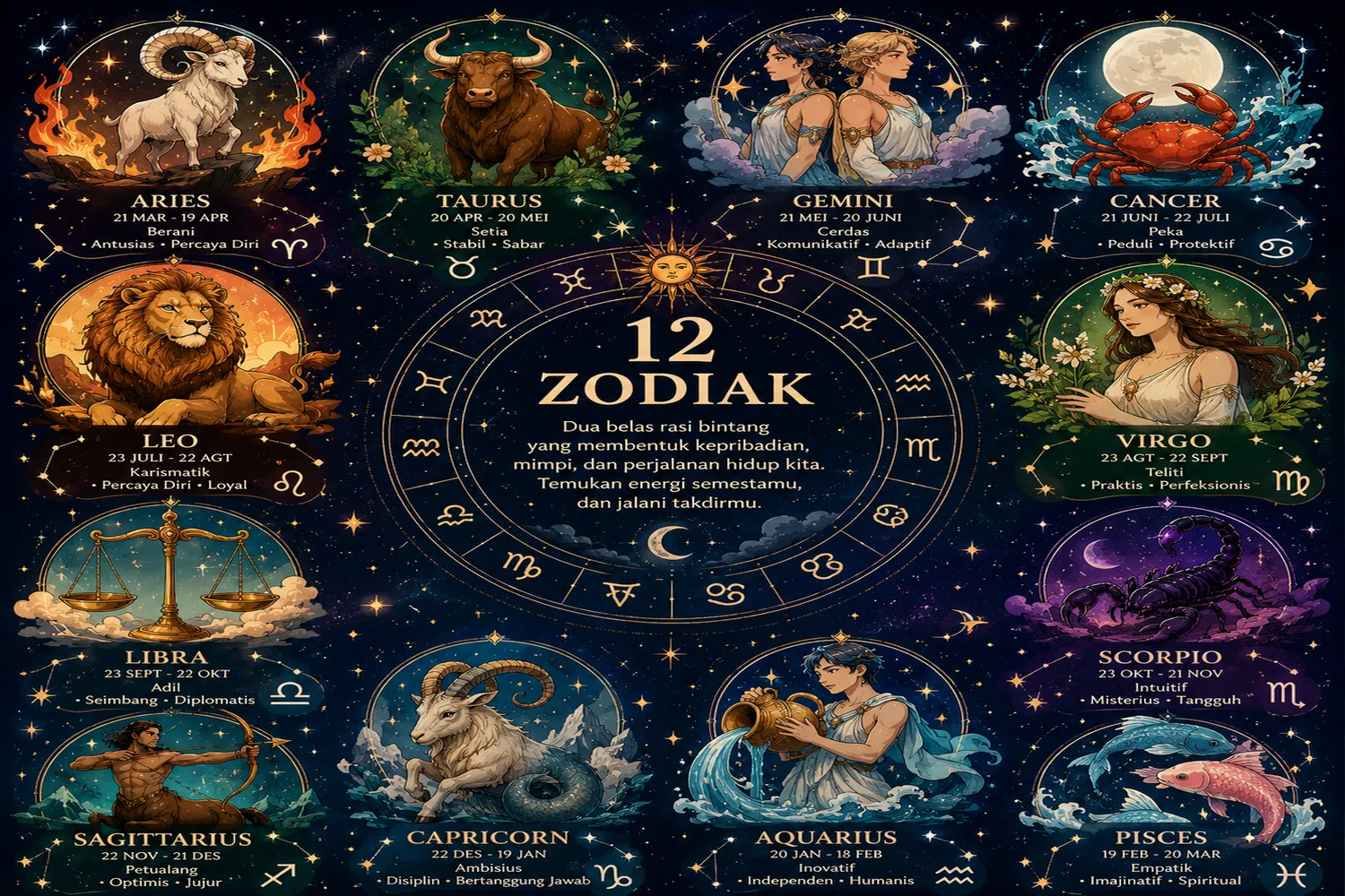 Ramalan Zodiak Hari Ini: 3 Zodiak Diprediksi Panen Energi Positif