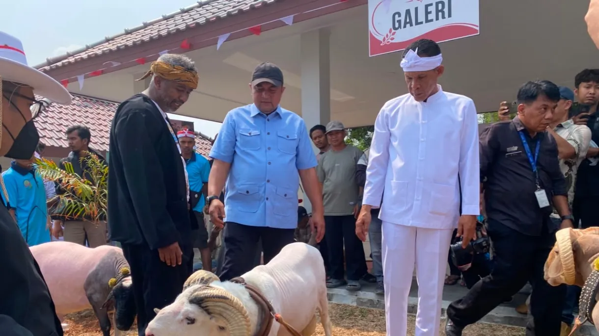 Resmikan Pasar Hewan Jonggol dan Pasar Benih Ikan Ciseeng, Begini Kata Rudy-Jaro!! 