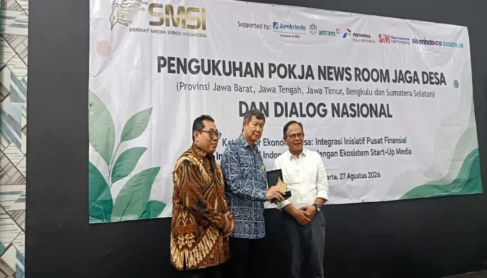 SMSI Kukuhkan Pokja Newsroom Jaga Desa, Ini Pesan Hasyim