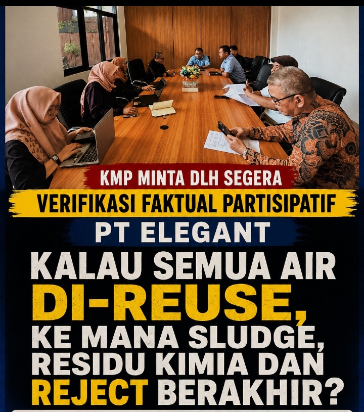 KMP Minta DLH Purwakarta Segera Lakukan Verifikasi Faktual Partisipatif PT ELEGANT