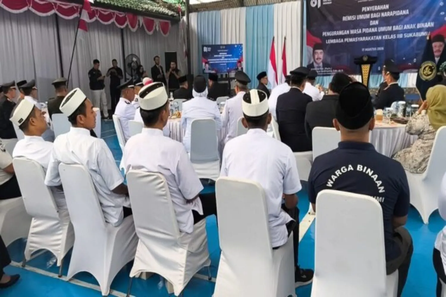 Senyum Kemerdekaan di Lapas Sukabumi, 316 Warga Binaan Raih Remisi dan 4 Langsung Pulang