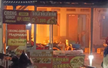 Warung Fried Chicken di Padalarang Bandung Barat Meledak