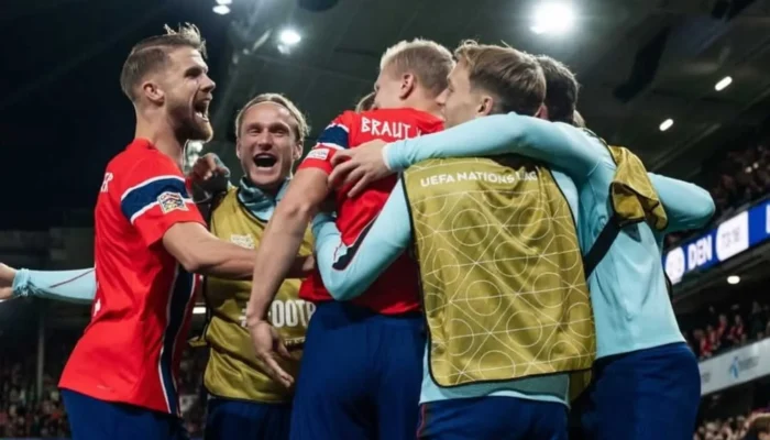 5 Gol Tercipta! Norwegia Kalahkan Denmark
