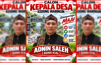 Adnin Saleh Maju Pilkades di Desa Kedungwaringin Bojonggede, Begini Visi Misinya!!