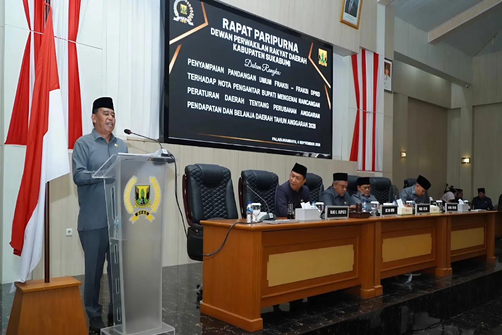 DPRD Kabupaten Sukabumi Bahas Perubahan APBD 2026, Ini Catatan Tiap Fraksi