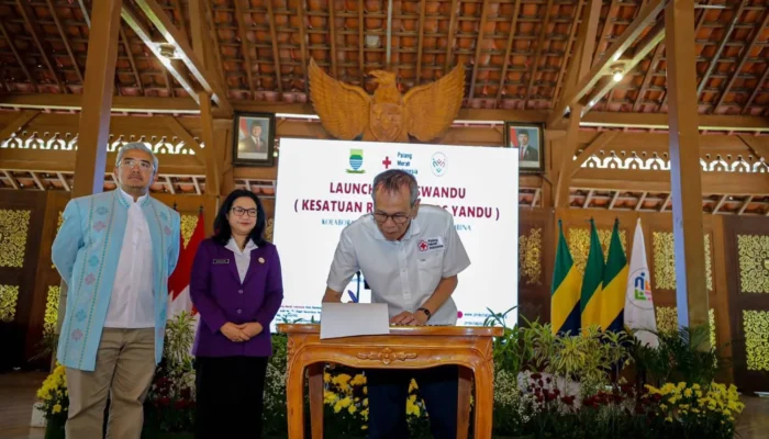 Keswandu Diluncurkan, PMI dan Posyandu Kota Bandung Perkuat Layanan