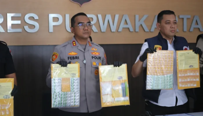 Polres Purwakarta Ungkap 35 Kasus Narkoba, 41 Tersangka Ditangkap