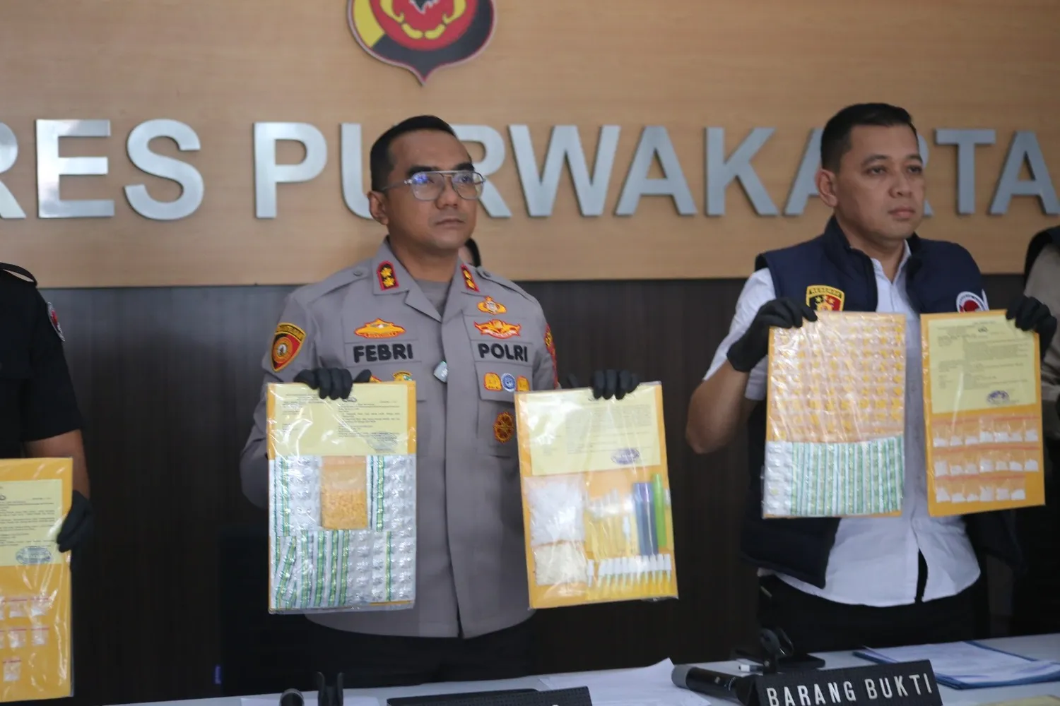 Polres Purwakarta Ungkap 35 Kasus Narkoba, 41 Tersangka Ditangkap