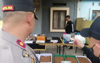 Rumah Kosong di Batujajar Bandung Barat Jadi Pabrik Tembakau Sintetis