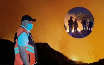 TPAS Galuga Terbakar, Bupati Bogor Turun Langsung ke Lokasi Dini Hari