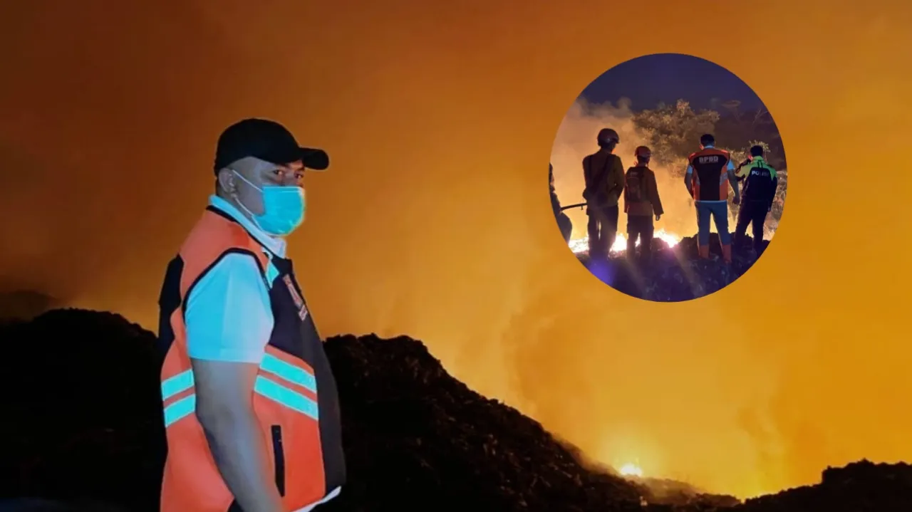 TPAS Galuga Terbakar, Bupati Bogor Turun Langsung ke Lokasi Dini Hari