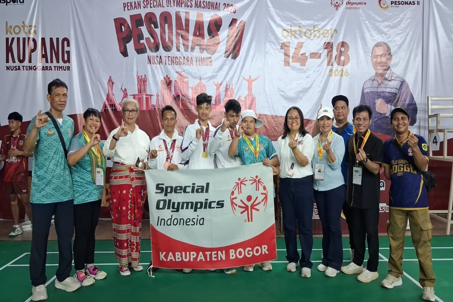 Atlet Kabupaten Bogor Raih 28 Medali di PESONAS 2026