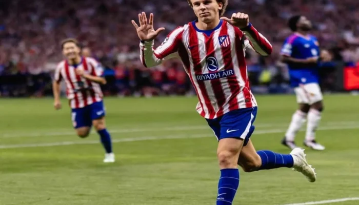 Atlético Madrid Hajar MU 2-0, Yoro Kena Kartu Merah