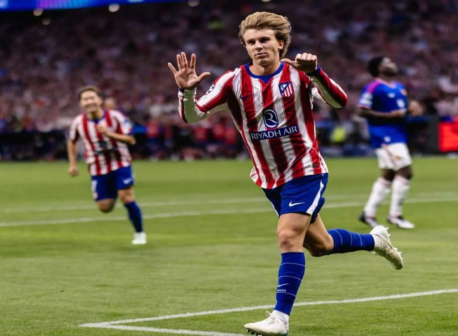 Atlético Madrid Hajar MU 2-0, Yoro Kena Kartu Merah