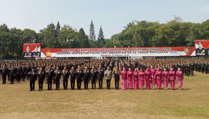 Lantik 10.161 Perwira Baru SIP Angkatan 56, Komjen Pol Rudi Darmoko Ingatkan Perwira Bukan Sekadar Pangkat