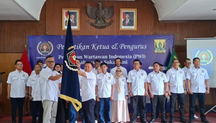 Pengurus PWI Kabupaten Sukabumi Masa Bakti 2026–2029 Resmi Dilantik, Usung Visi MASAGI dan Misi KUAT