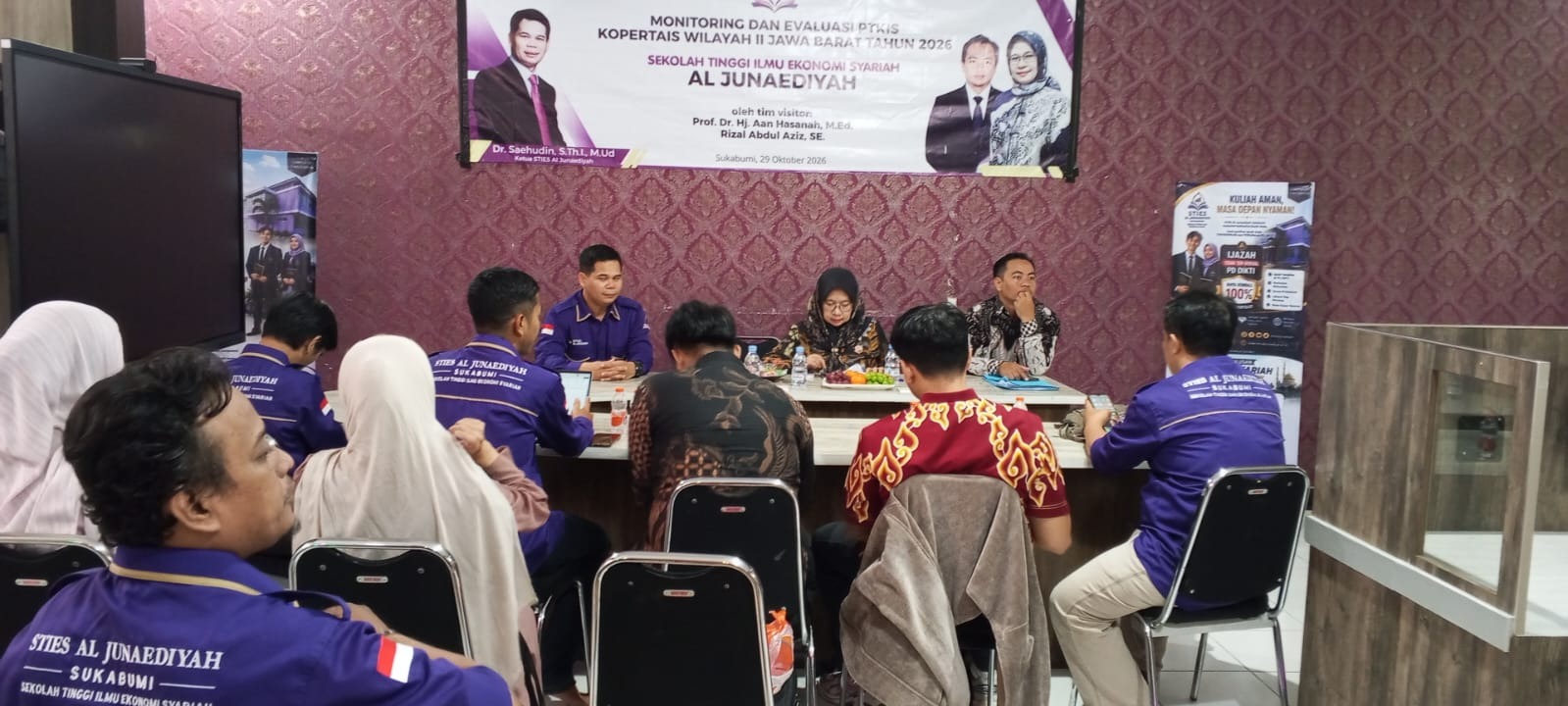 Kopertais Wilayah II Jawa Barat Laksanakan Monitoring dan Evaluasi di STIES Al Junaediyah Sukabumi, Dorong Penguatan Budaya Akademik dan Pengembangan Kampus 1 IMG 20261029 WA0063