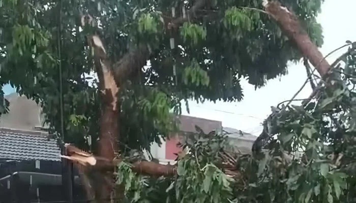 Puting Beliung Terjang Padalarang Bandung Barat, Atap Rumah dan Warung Rusak
