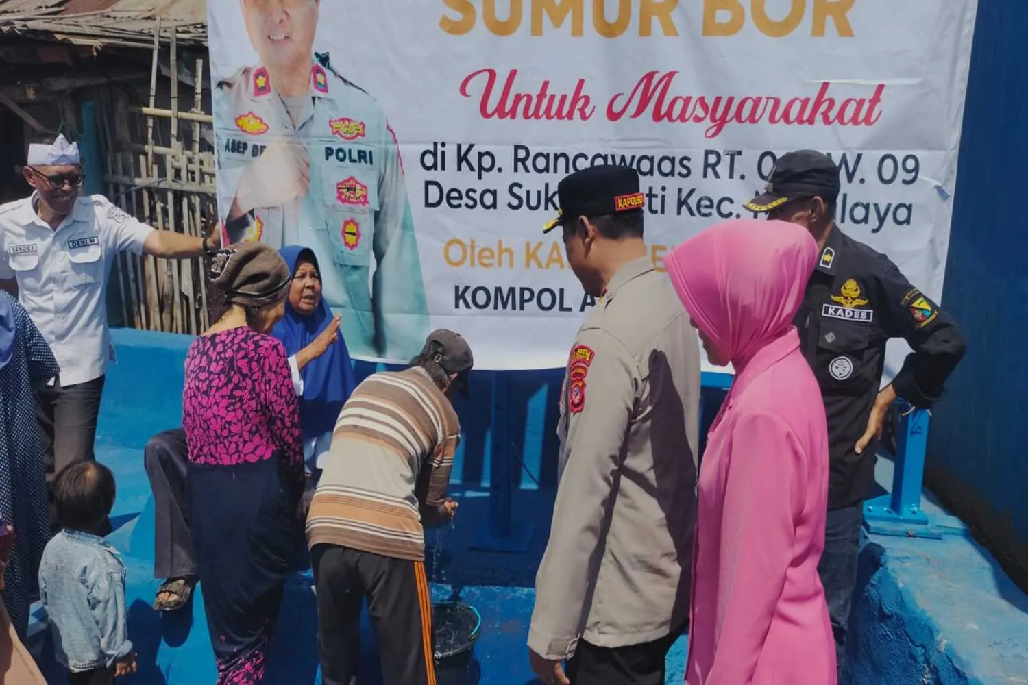 Warga Rancawaas Kabupaten Bandung Kesulitan Air, Sumur Bor Jadi Harapan Baru